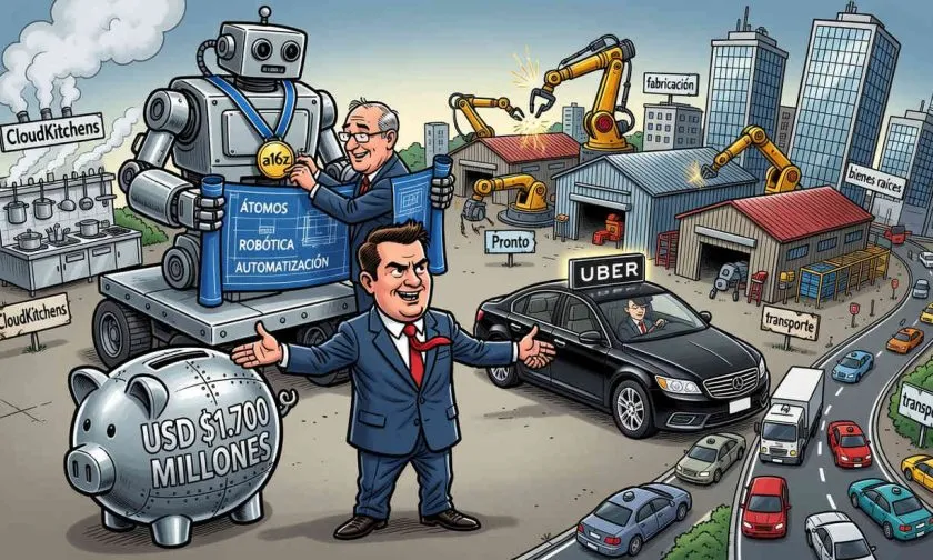 Travis Kalanick, cofundador de Uber, recauda USD $1.700 millones para impulsar su nueva empresa de robótica