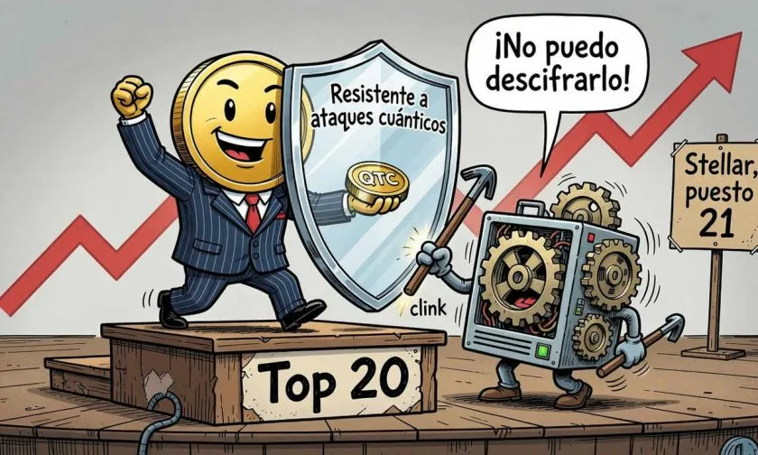 NEAR sube 8,7% y desplaza a Stellar del top 20 tras debut de QTC