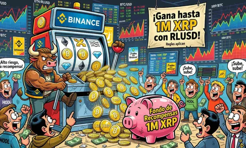 Binance extiende campaña de RLUSD con un millón de XRP en recompensas