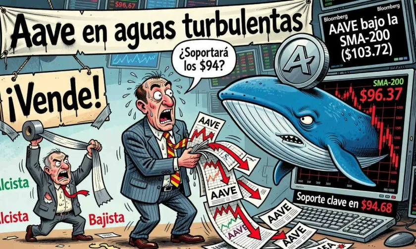 AAVE pierde el soporte de $97: ¿preludio de una caída mayor?