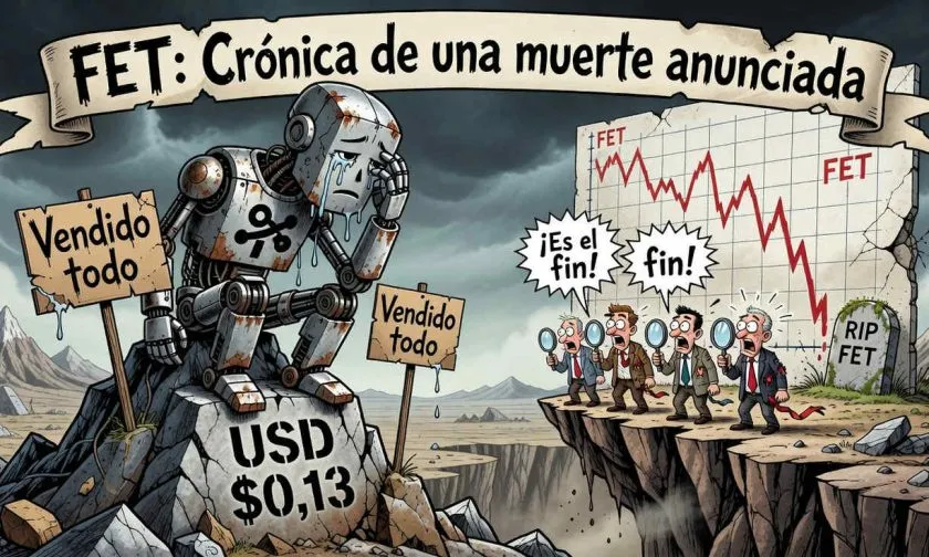 FET en caída libre: Fetch.ai pierde el 96% de su valor y toca nuevos mínimos anuales