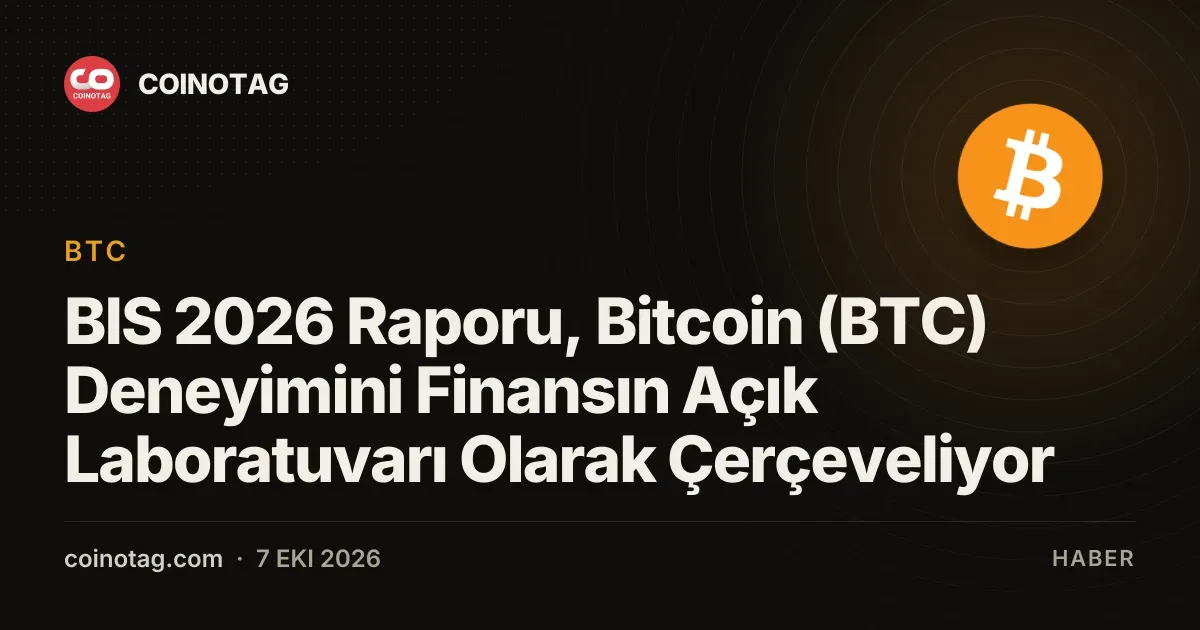 BIS 2026 raporu Bitcoin'i finansal deney olarak değerlendiriyor