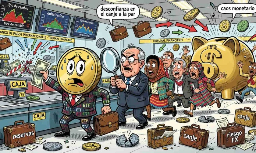 BIS compara stablecoins con ETF y alerta sobre riesgo cambiario y dolarización