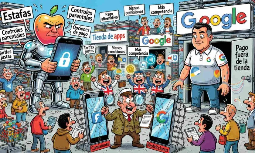 Reino Unido apunta a Apple y Google por pagos en apps y abre la puerta a alternativas