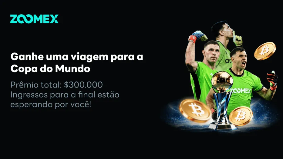 Zoomex lança campanha: Zoomex World Cup Carnival com prêmio de US$ 300 mil
