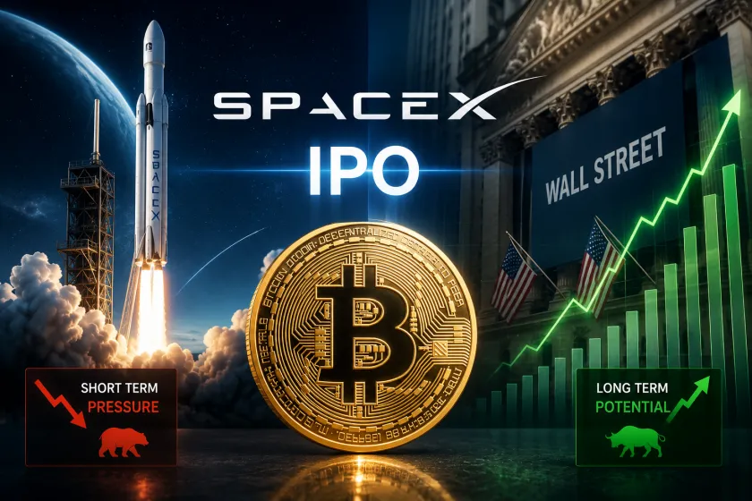 هل يشكل طرح SpaceX في البورصة دفعة أم ضغط على سعر البيتكوين؟
