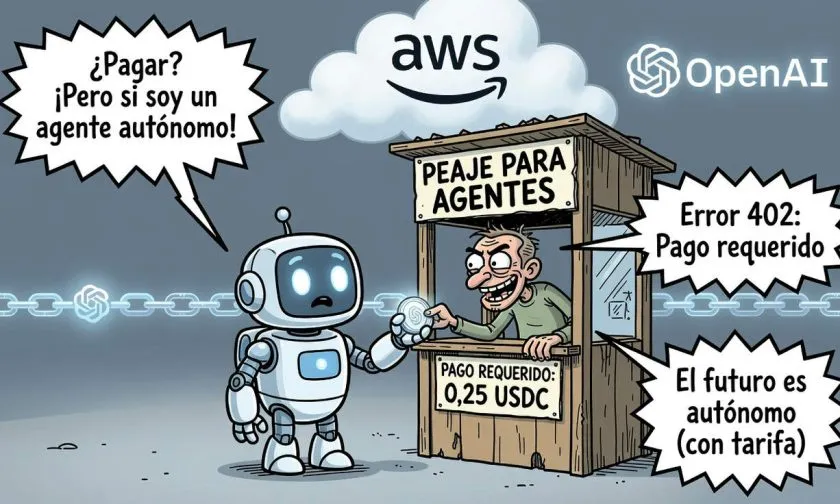 OpenAI y AWS permiten a IA realizar micropagos en USDC sobre Base