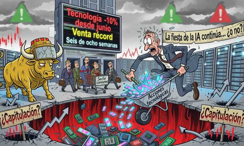 Goldman Sachs: fondos de cobertura venden acciones tecnológicas de EE. UU. a un ritmo récord