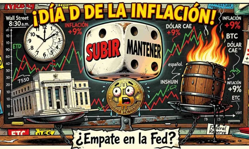 IPC de julio puede influir en decisiones de la Fed y en el mercado cripto