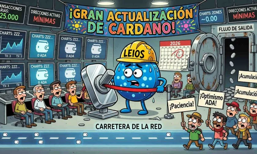 Cardano estrena su mayor actualización en años, pero la red sigue sin despegar
