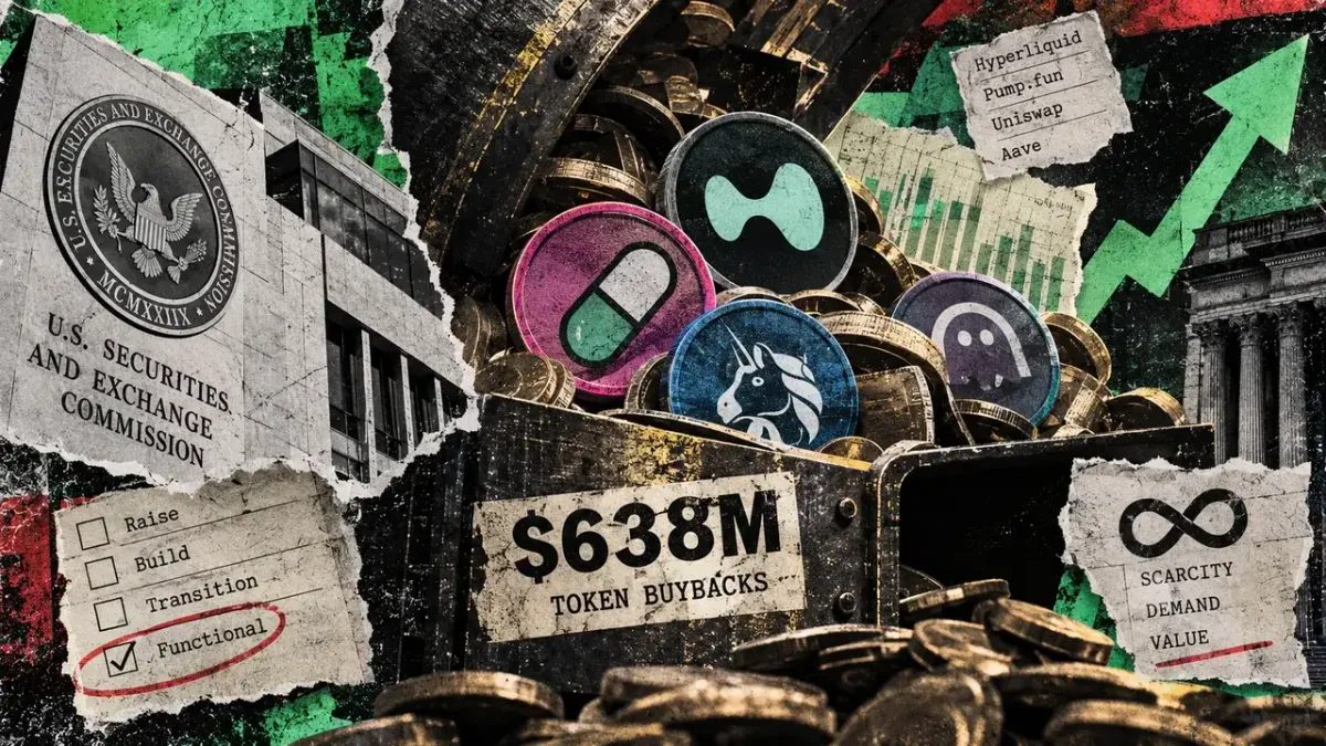 Crypto token buybacks reach $638 million as SEC clears path for projects
