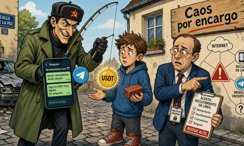 Estudio revela uso de Telegram y criptomonedas por espías rusos para reclutamiento en Europa