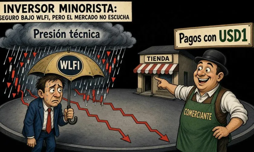 WLFI el 9 de octubre: presión técnica pese al volumen elevado