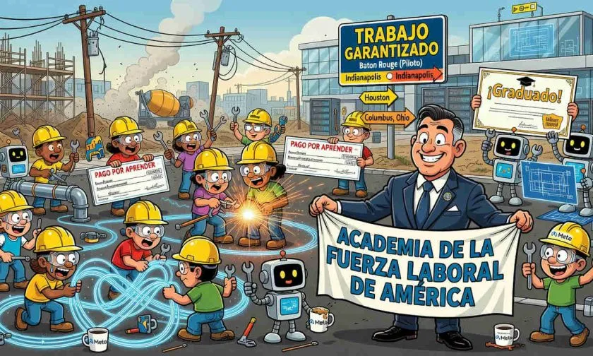 Meta lanza academia laboral en Baton Rouge para formar técnicos en plena era de la IA
