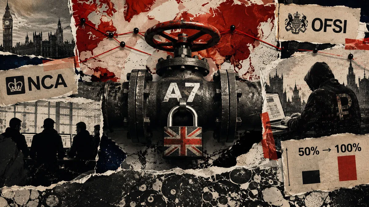 UK targets $86 billion in Russia-linked crypto while doubling sanctions fines