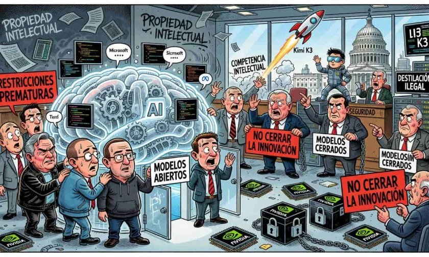 Nvidia, Microsoft y Meta piden frenar la sobre-regulación de la IA de peso abierto
