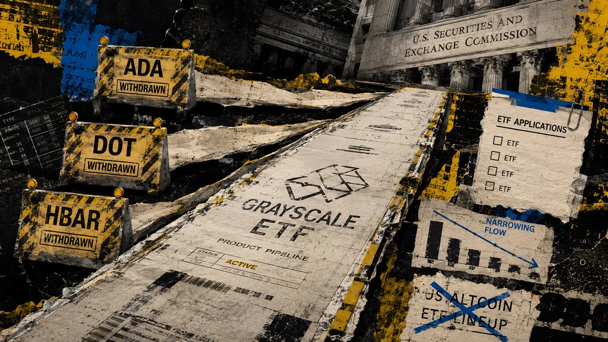 Grayscale withdraws registrations for Cardano, Hedera, and Polkadot ETFs