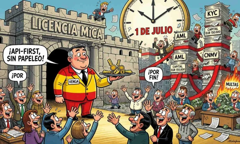 Venga comparte su licencia MiCA con otras empresas cripto en Europa vía API