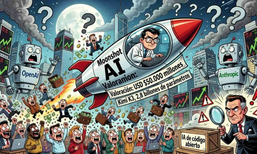 Moonshot AI busca valoración de USD $50.000 millones antes de su posible IPO