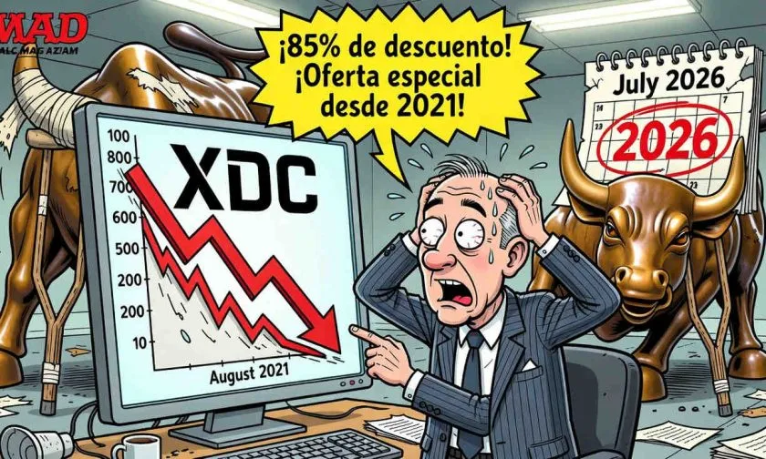 XDC lucha por mantenerse sobre los $0,027 mientras acumula una caída del 85% desde su máximo histórico