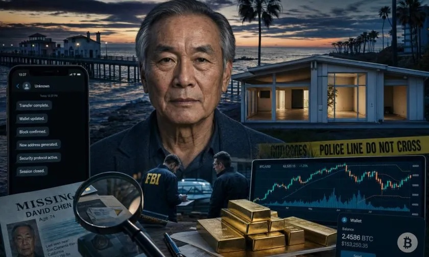 Abuelo ligado a fortuna cripto desaparece tras retiro de más de USD $1 millón