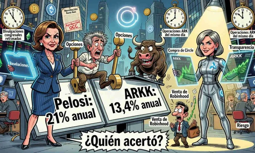 Nancy Pelosi vs. Cathie Wood: quién logró mejores operaciones en el mercado