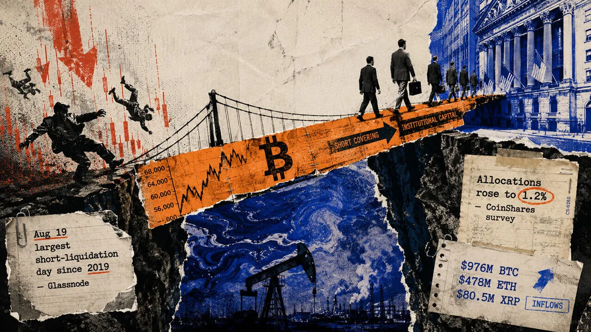 Short liquidations pave way for $500 billion crypto market surge as institutions step in