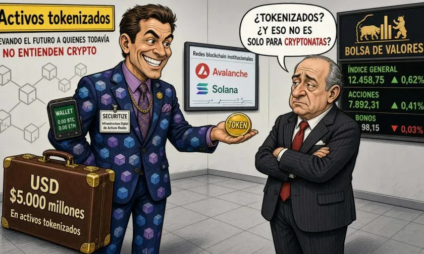 Securitize administra USD $4.300 millones en activos tokenizados y busca conquistar al público tradicional