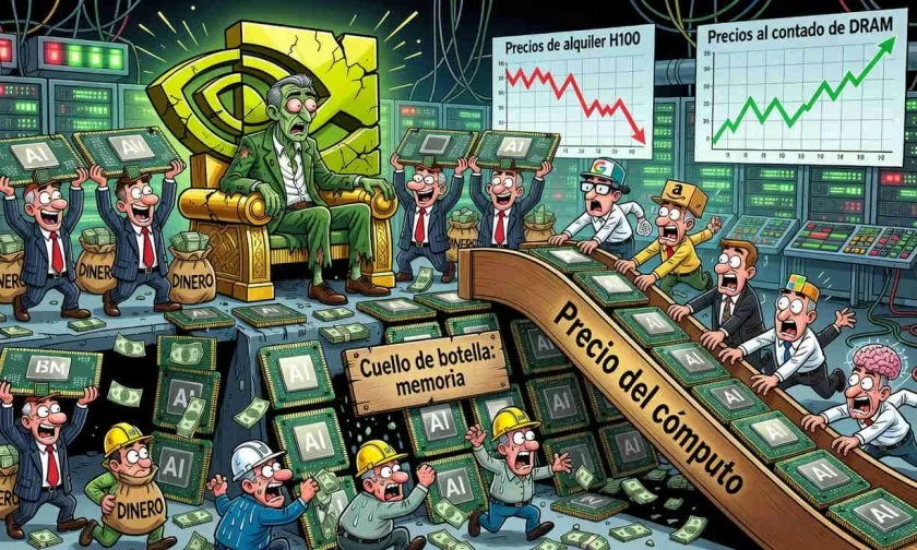Nvidia tropieza mientras la memoria DRAM se roba el auge de la IA