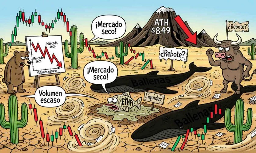Ether.fi (ETHFI) repunta 2,73% en medio de baja liquidez y presión bajista a largo plazo