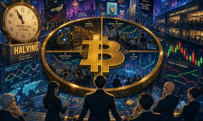 El ciclo de cuatro años de Bitcoin bajo presión por ETF, instituciones y macroeconomía