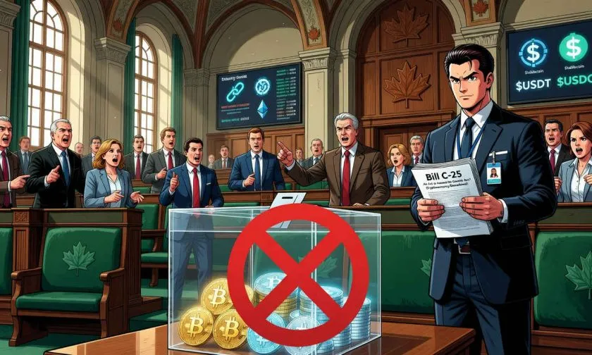Canadá avanza hacia la prohibición de donaciones políticas en criptomonedas