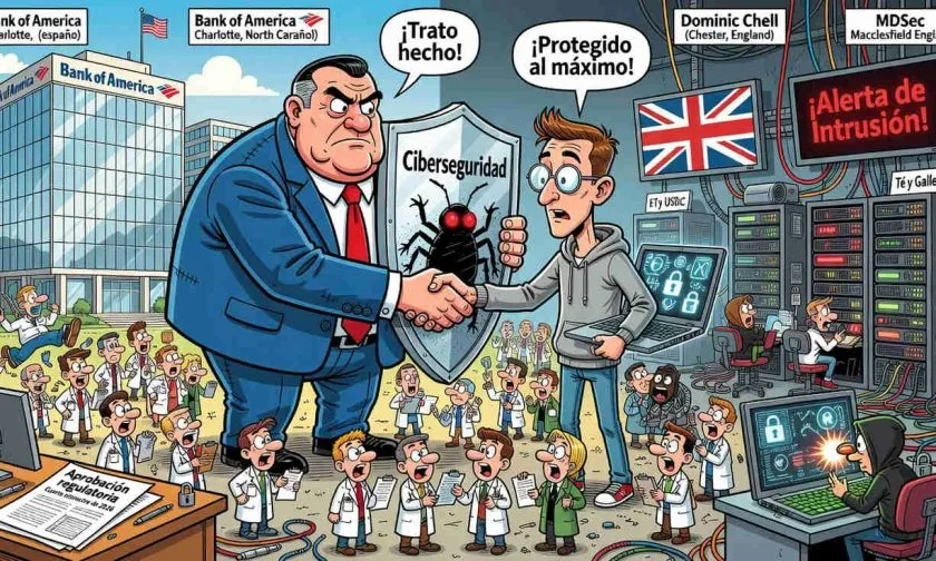 Bank of America planea adquirir la firma británica de ciberseguridad MDSec