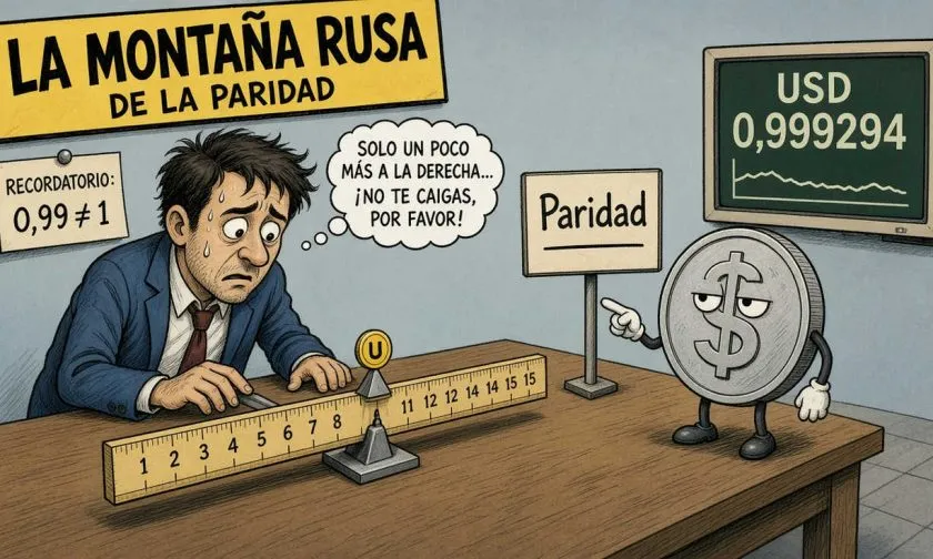 U mantiene paridad cercana a USD $1 en un mercado cripto debilitado