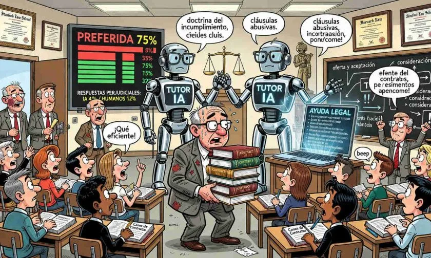 Estudio de Stanford halló que la IA superó a profesores de derecho como tutores académicos