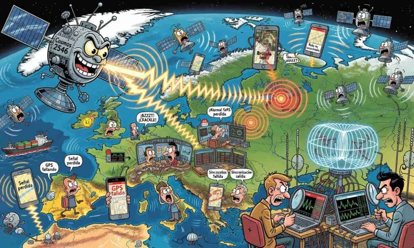 Rusia y el GPS: investigadores vinculan interferencias sobre Europa a satélite militar