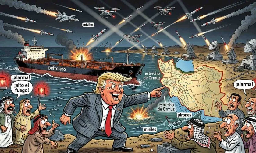 Trump amenaza con aniquilar a Irán tras ataques de EE. UU. en el estrecho de Ormuz