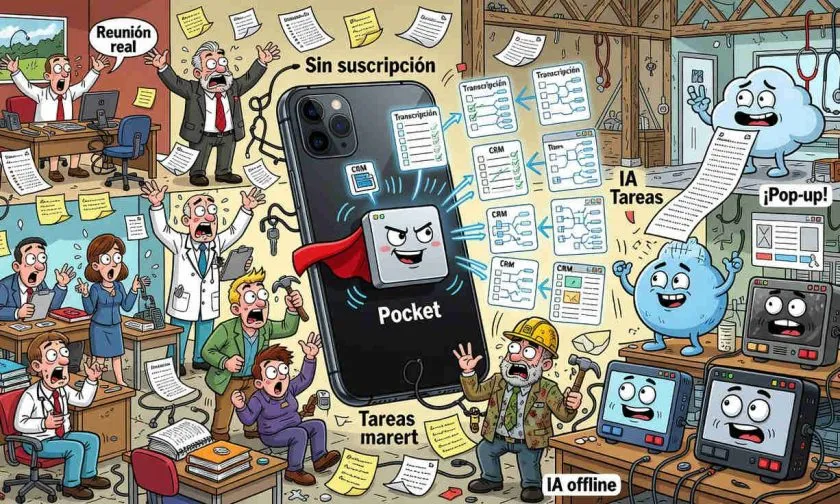 Pocket recauda USD $11 millones para comercializar dispositivos de transcripciones con IA