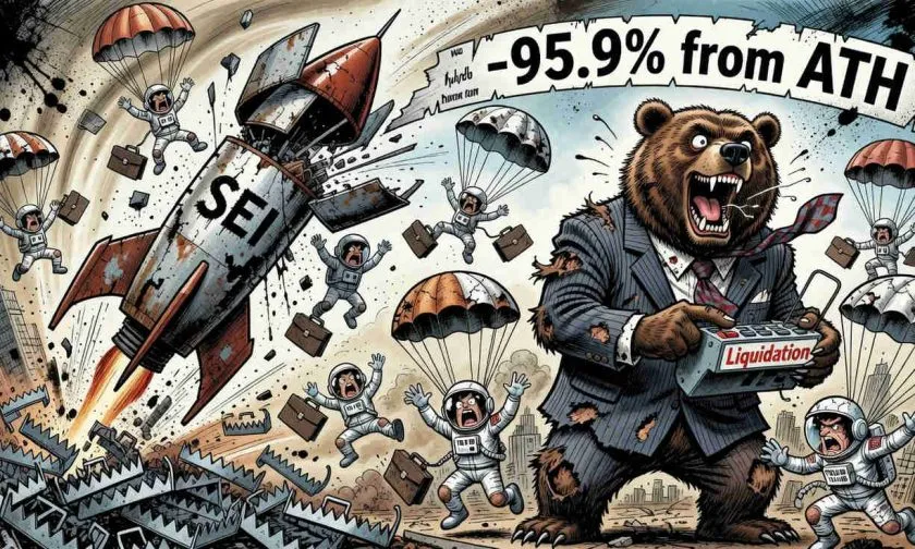 SEI se hunde un 6,96% y marca nuevo mínimo en medio de liquidaciones masivas