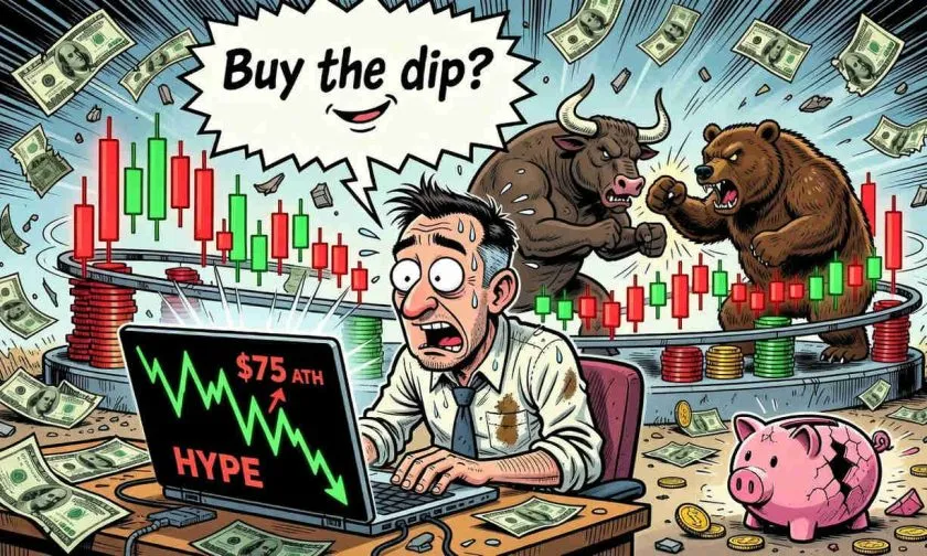 Hyperliquid (HYPE) se desploma un 17% semanal, ¿oportunidad o trampa?