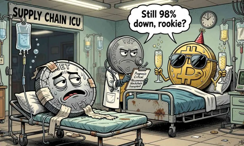 VeChain (VET) repunta un 2,77% en una jornada de bajo volumen pero continúa hundido un 98% desde su máximo