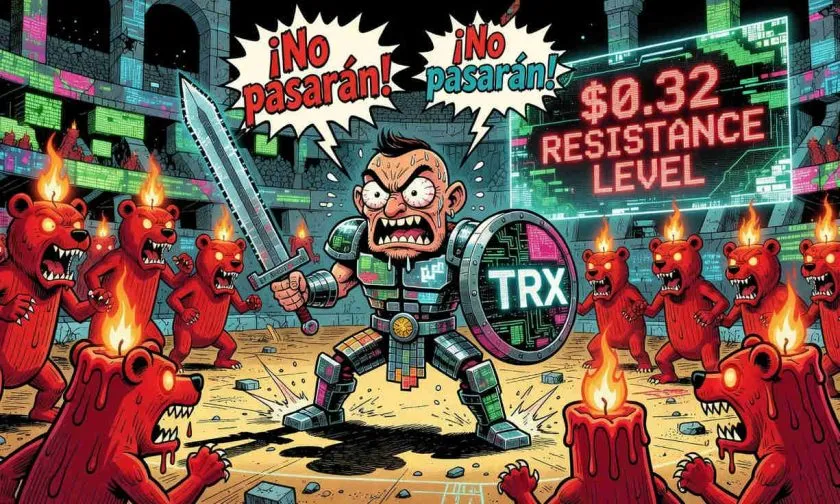TRX pierde los $0,3250 mientras los promedios móviles pintan un panorama bajista (29 de junio 2026)