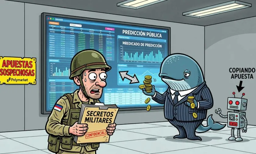 Polymarket bajo escrutinio por 152 billeteras que ganaron USD $8 millones en mercados militares