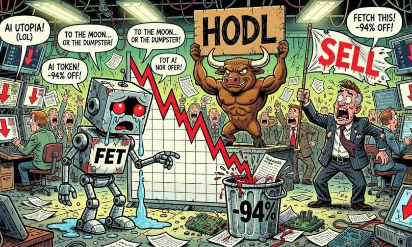 Fetch.ai (FET) se hunde un 68% en 12 meses: ¿se agotó la narrativa de IA y agentes autónomos?
