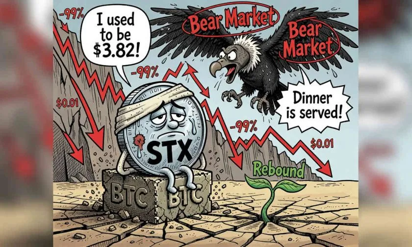 STX en zona de peligro: el token de Stacks lucha por no perder los USD $0,18