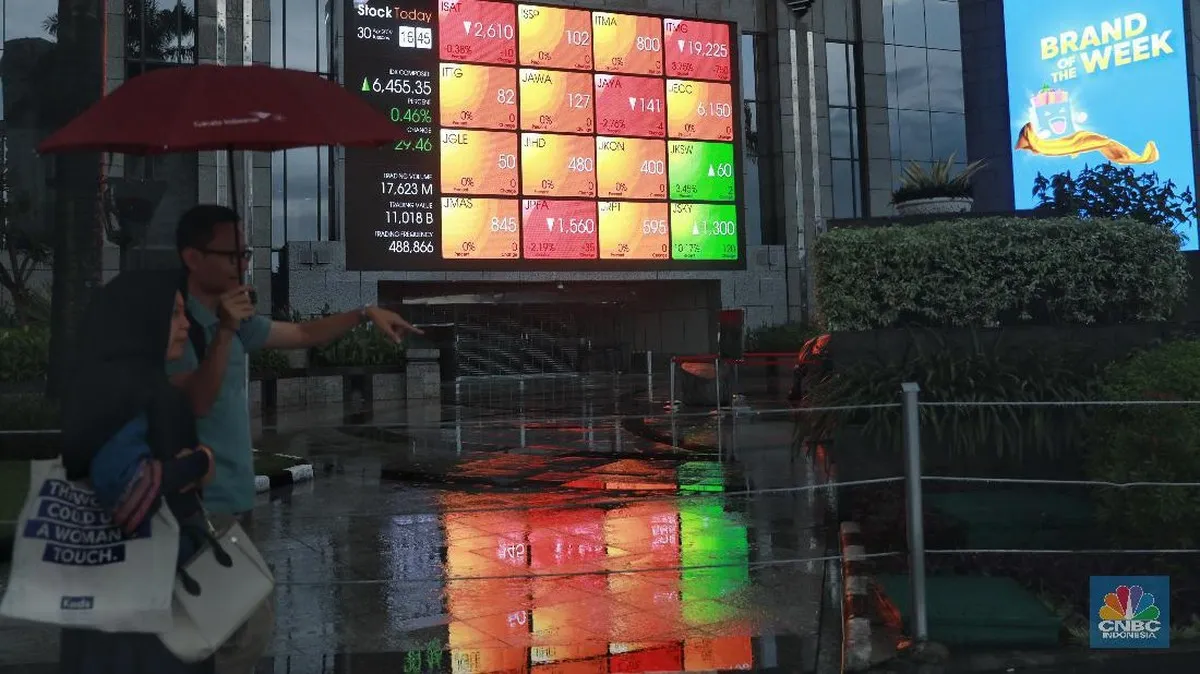 IHSG anjlok 1,97% ke 6.119,08 akibat kebijakan baru BEI