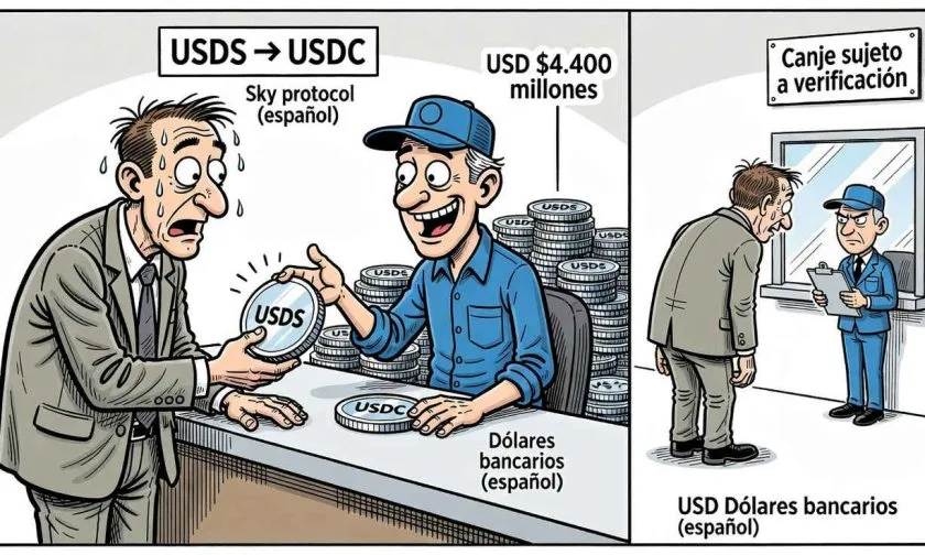 La liquidez de USD 4.400 millones en Sky depende de una compleja red de conversiones