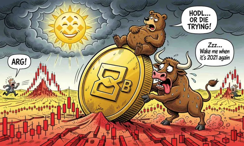 BNB se estanca bajo los USD $581 y enciende alertas en el corto plazo