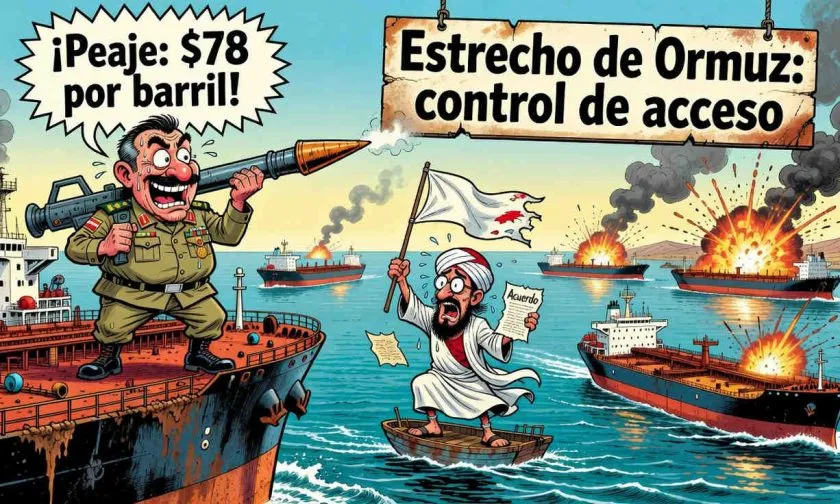 Petróleo sube tras ataques de Irán en el Estrecho de Ormuz