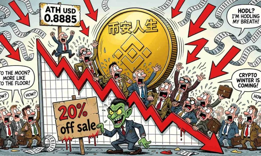 币安人生 corrige un 20% desde su máximo histórico mientras el volumen se desploma: ¿es el fin del rally?